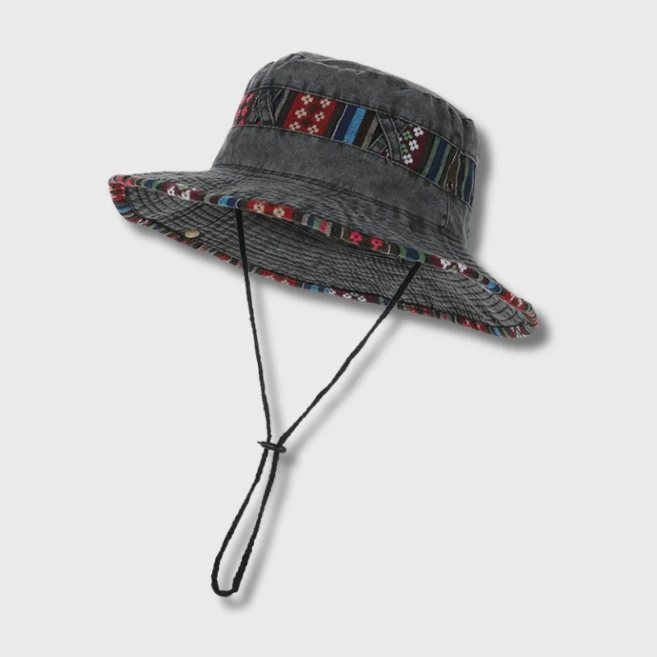 Chapeau de Trekking Anti-UV à Large Bord et Cordon Réglable pour Randonnée
