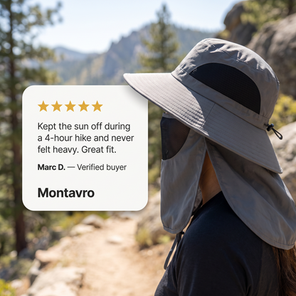 Lightweight and Protective Men's Hiking Hat