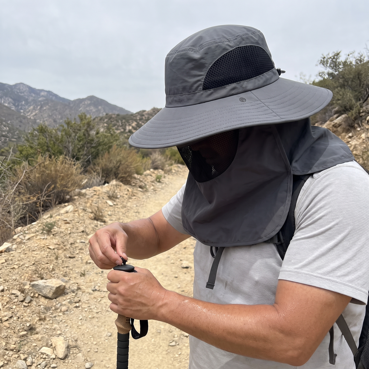 Lightweight and Protective Men's Hiking Hat