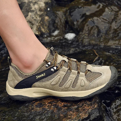 Chaussures de Randonnée Légères Femme Respirantes à Semelle Antidérapante