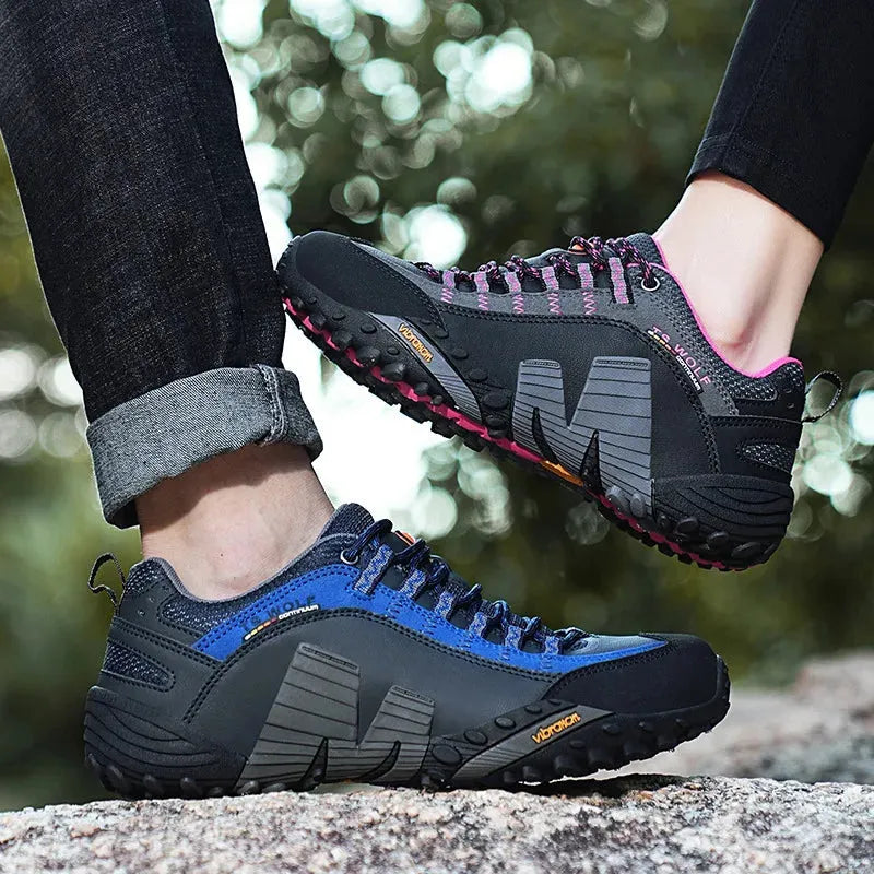Chaussures de Trekking Femme à Membrane Imperméable, Tige Respirante et Semelle Haute Adhérence