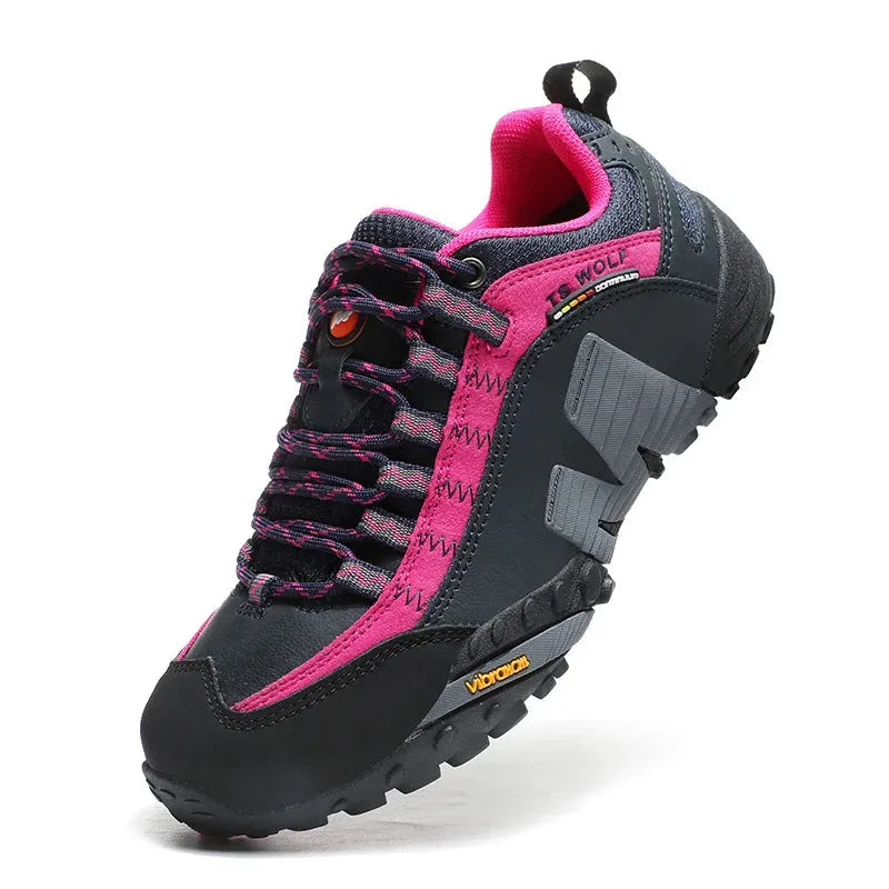 Chaussures de Trekking Femme à Membrane Imperméable, Tige Respirante et Semelle Haute Adhérence