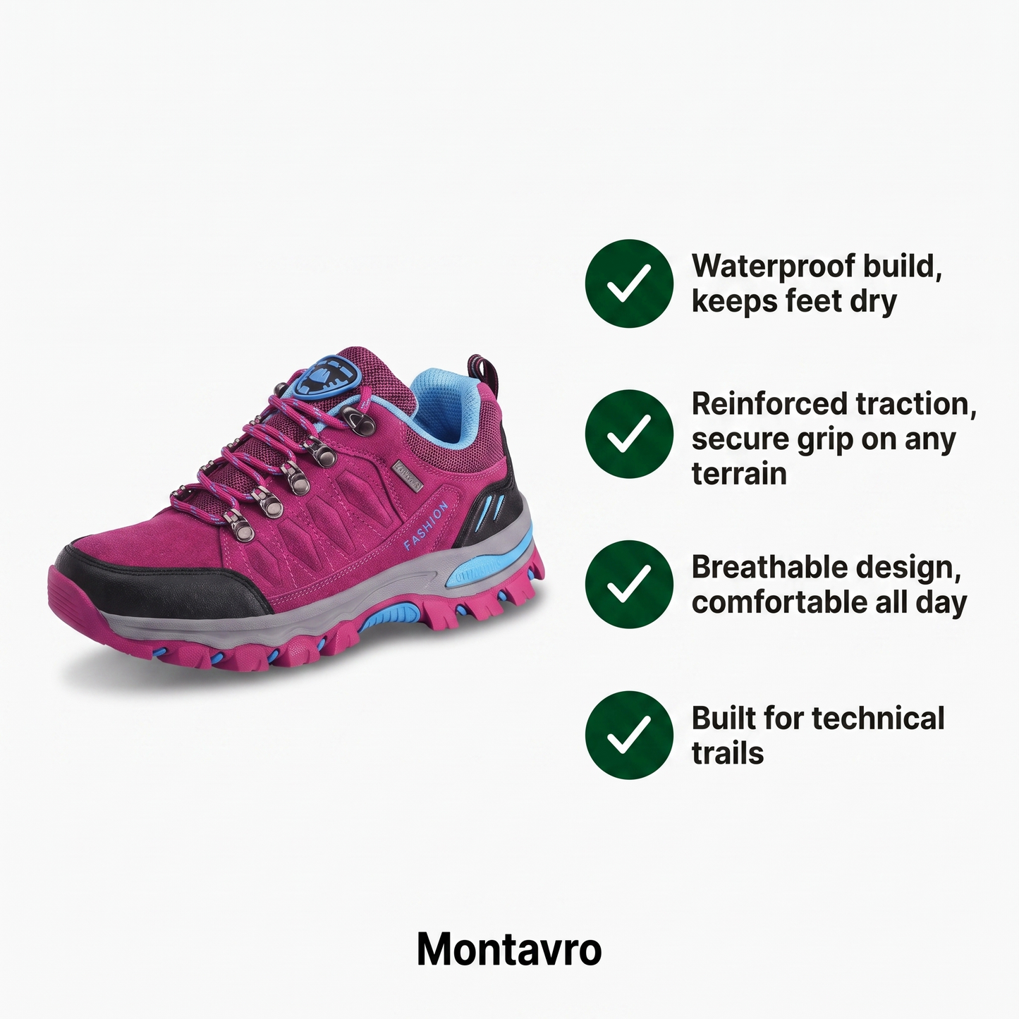 Waterproof All-Terrain Women's Hiking Shoes