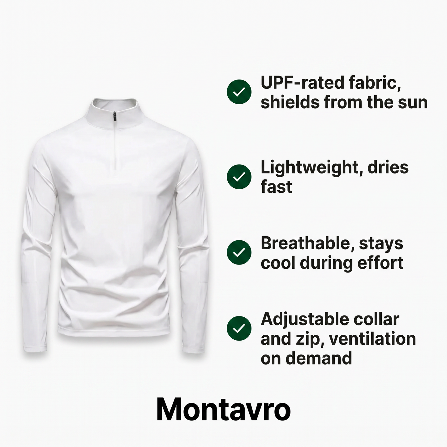 Men's Hiking Shirt Long Sleeves Breathable with UV Protection