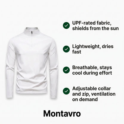 Men's Hiking Shirt Long Sleeves Breathable with UV Protection
