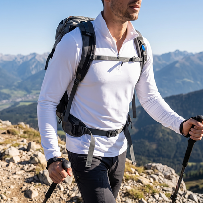 Men's Hiking Shirt Long Sleeves Breathable with UV Protection