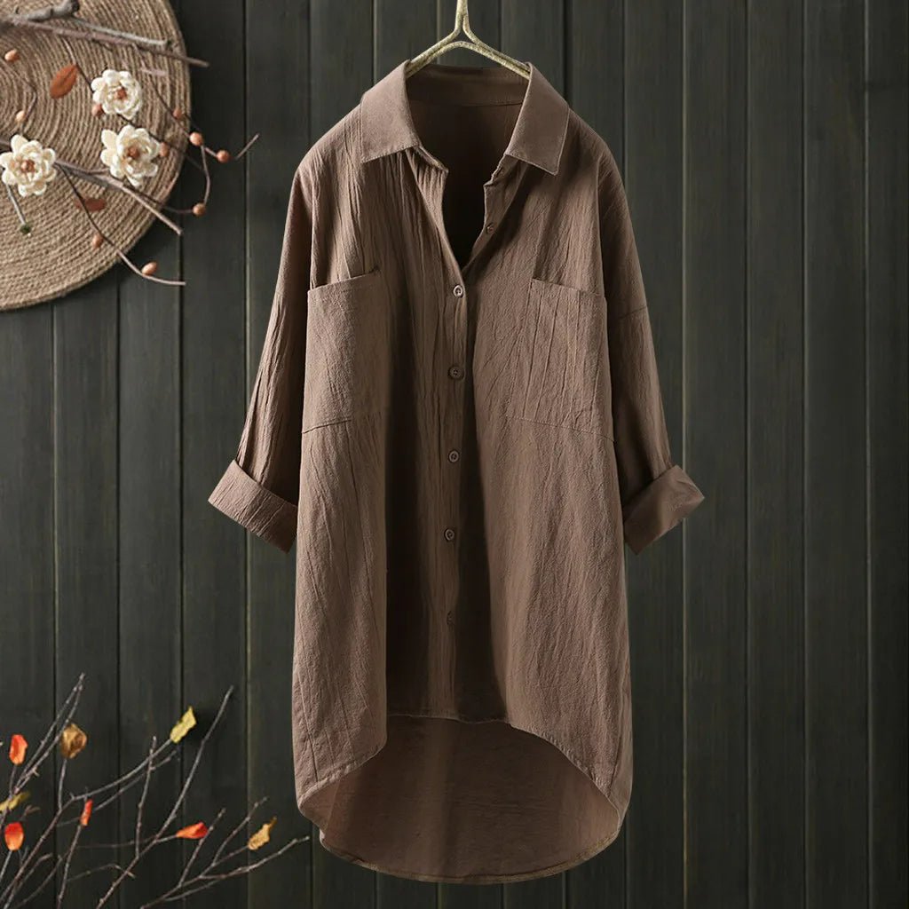 Women's Shirt – Long Sleeves Chest Pockets