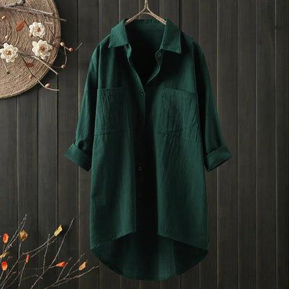 Women's Shirt – Long Sleeves Chest Pockets