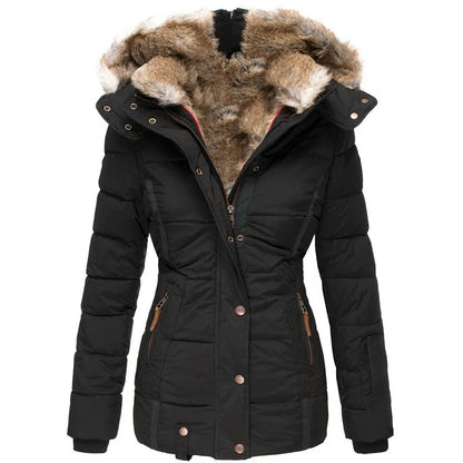 Chloé Warm and Elegant Faux Fur Lined Parka