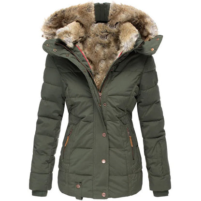 Chloé Warm and Elegant Faux Fur Lined Parka