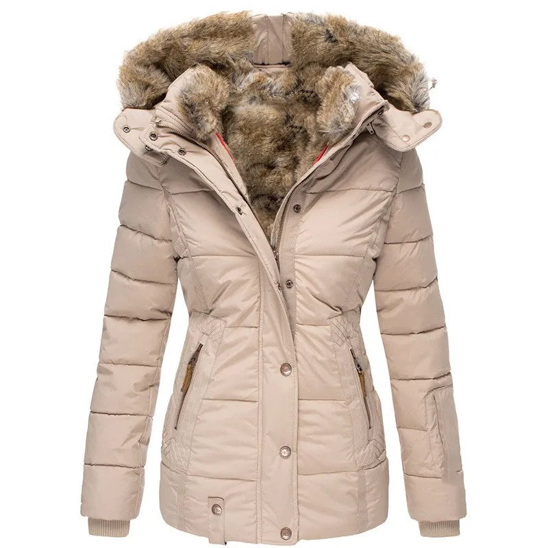 Chloé Warm and Elegant Faux Fur Lined Parka