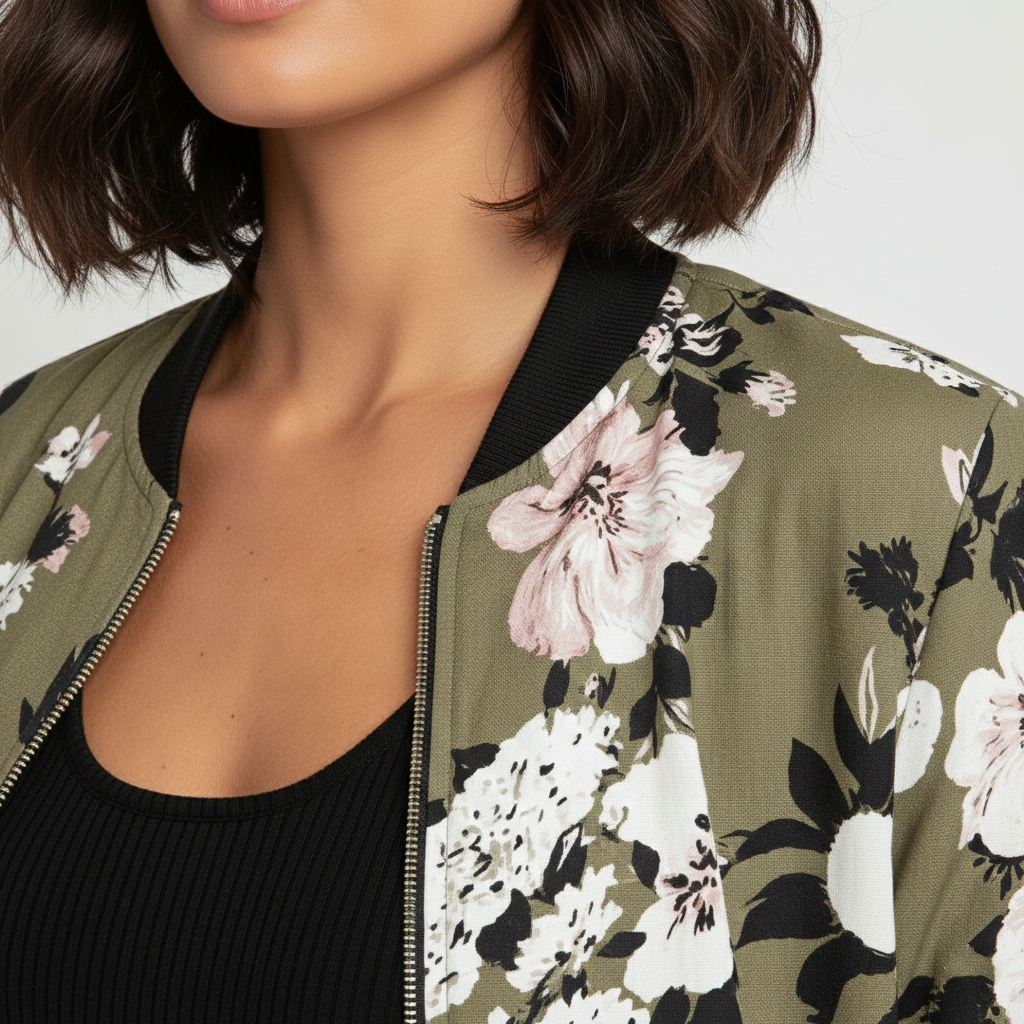 Chloé Lett og Raffinert Blomstret Jakke for Dame