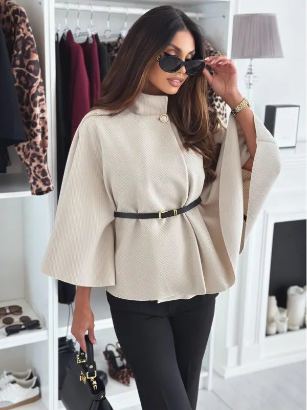 Clara Modern and Elegant Fitted Poncho