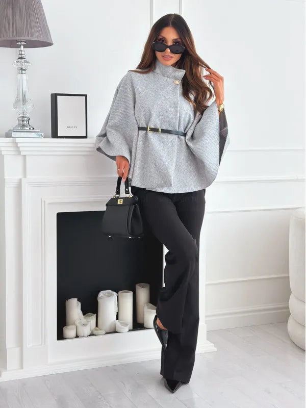 Clara Modern and Elegant Fitted Poncho