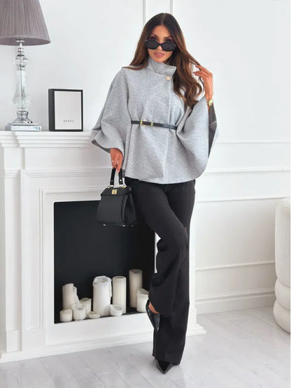 Clara Modern and Elegant Fitted Poncho