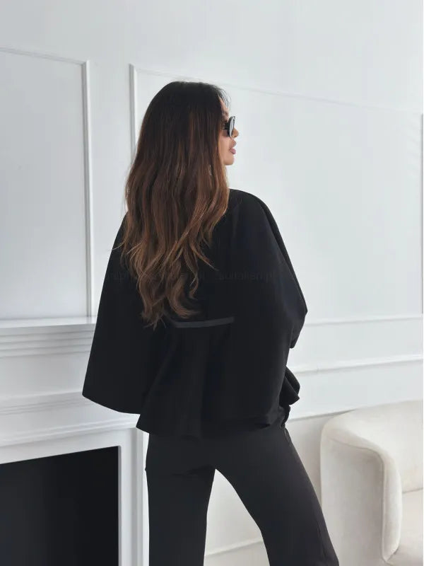Clara Modern and Elegant Fitted Poncho