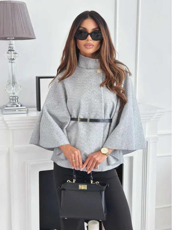 Clara Modern and Elegant Fitted Poncho