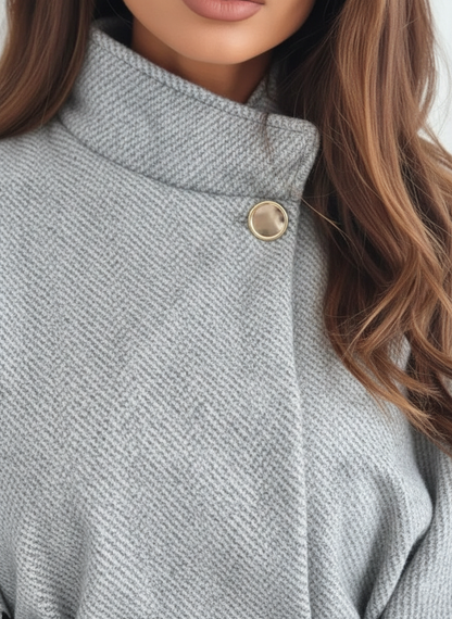 Clara Modern and Elegant Fitted Poncho