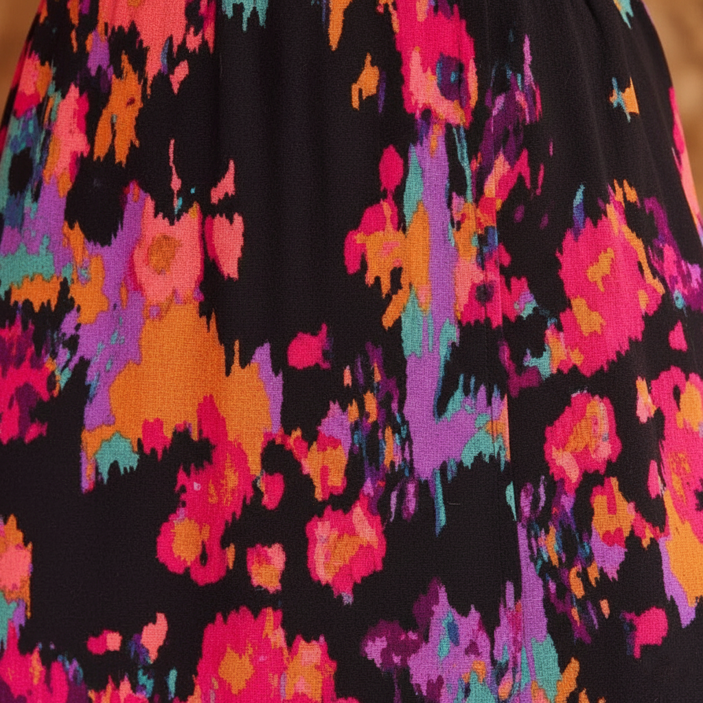 Clara Élégante Robe Maxi à Manches Mi-Longues