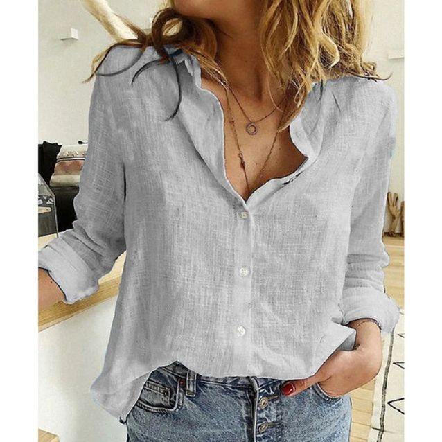 Emma Blouse Soft and Elegant in Organic Cotton