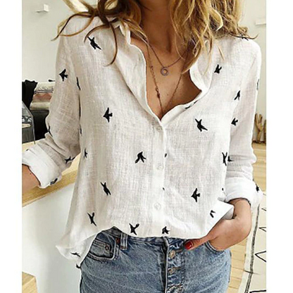 Emma Blouse Soft and Elegant in Organic Cotton