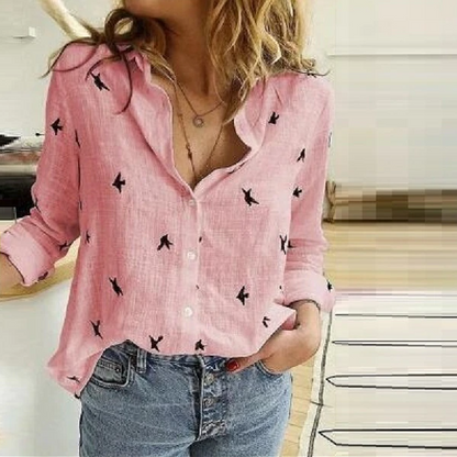 Emma Blouse Soft and Elegant in Organic Cotton