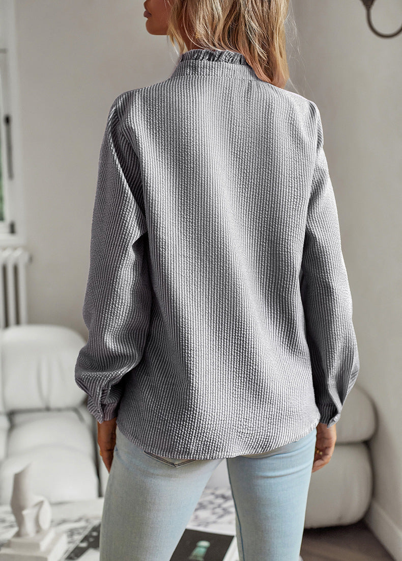 Soft and Elegant Striped Emma Blouse