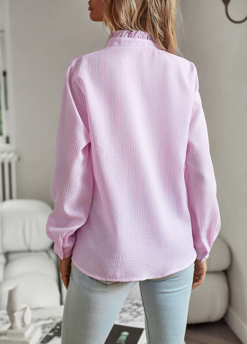 Soft and Elegant Striped Emma Blouse
