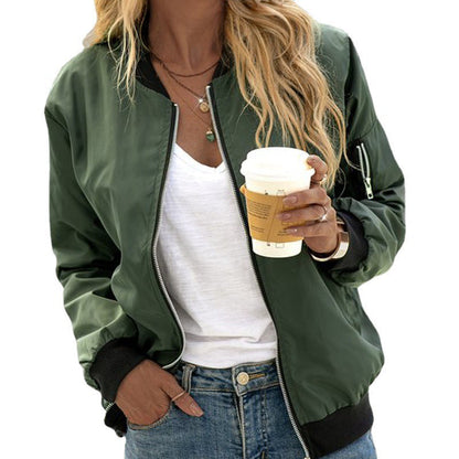 Emma – Bomber élégant zippé pour femme