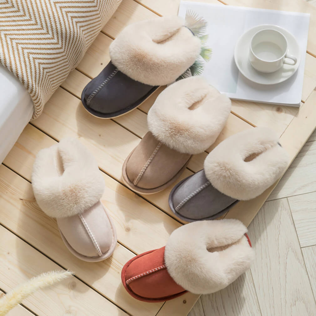 Emma Soft Slippers in Synthetic Fur
