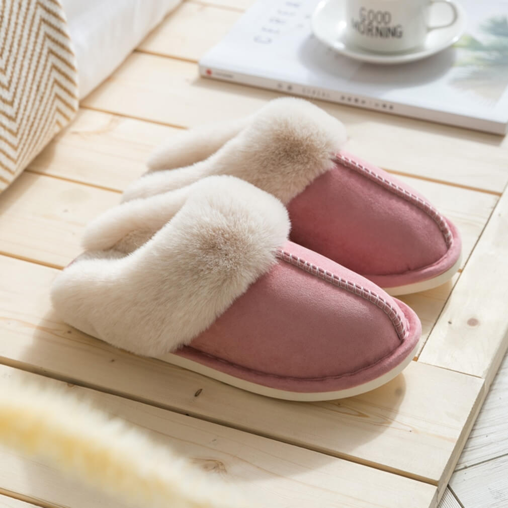 Emma Soft Slippers in Synthetic Fur