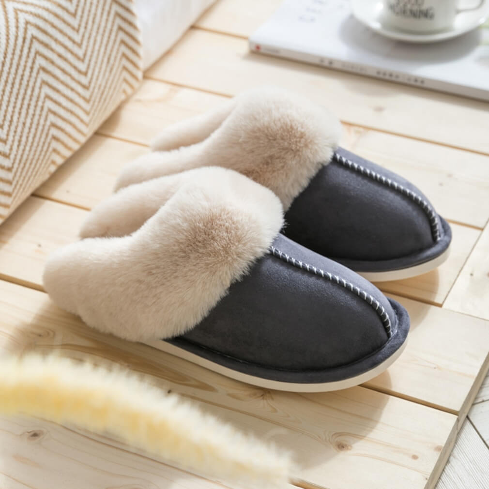 Emma Soft Slippers in Synthetic Fur