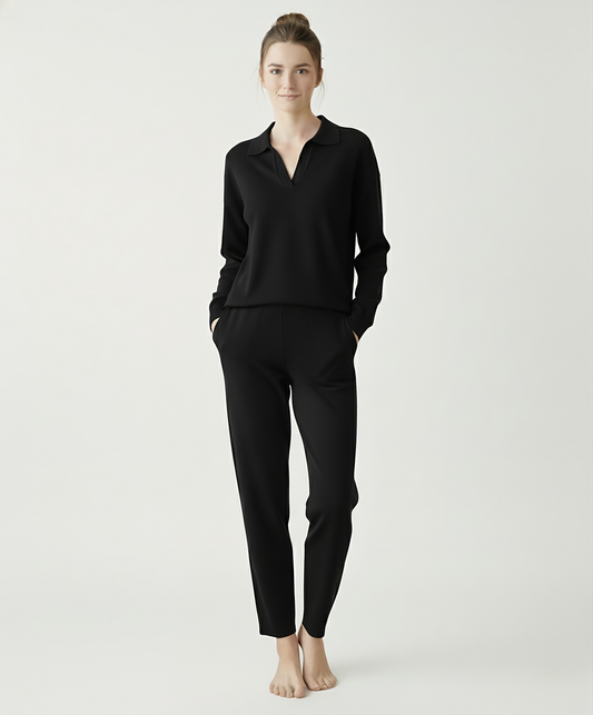 Emma Ensemble doux en cachemire – pull et pantalon de luxe