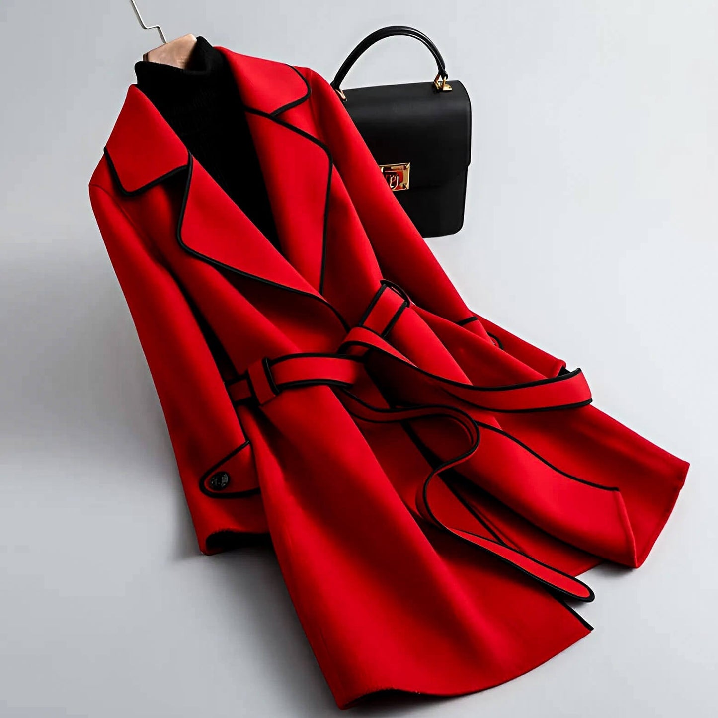 Emma Elegant Coat in Premium Wool