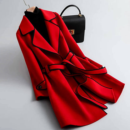 Emma Elegant Coat in Premium Wool