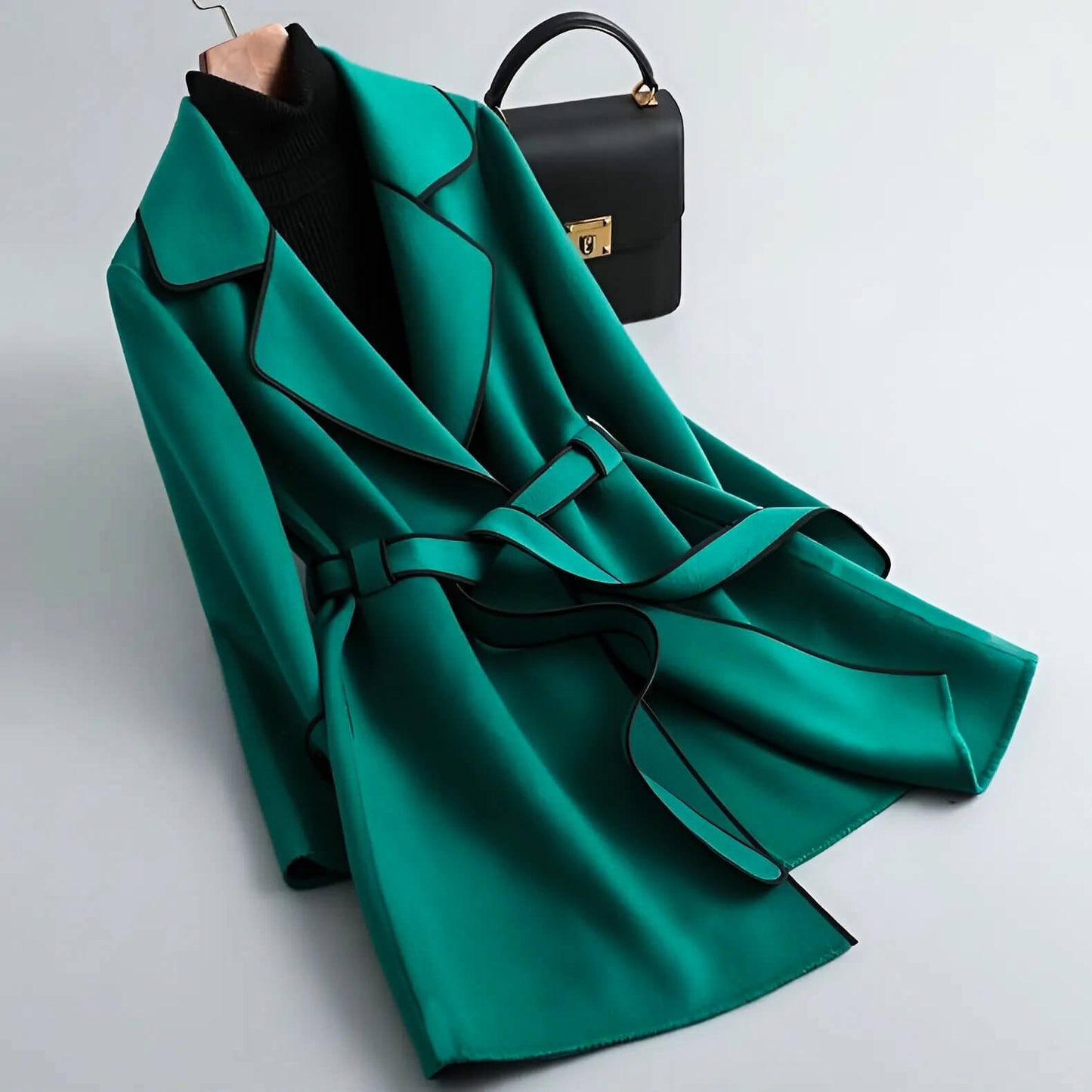 Emma Elegant Coat in Premium Wool