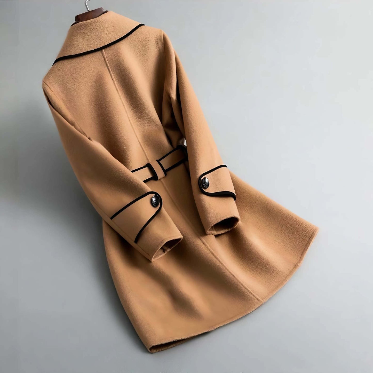 Emma Elegant Coat in Premium Wool