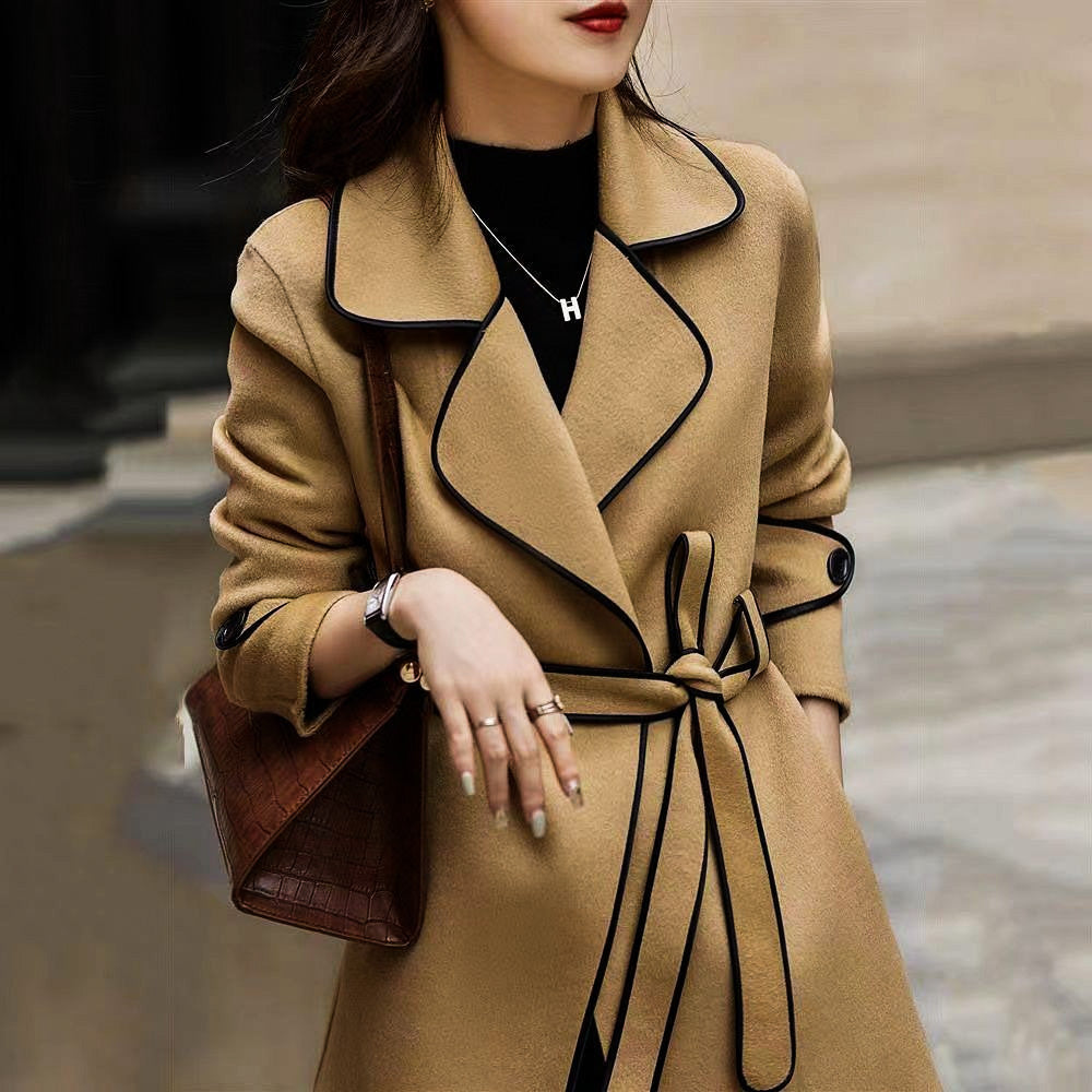 Emma Elegant Coat in Premium Wool