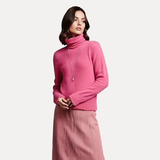 Emma Myk og Elegant Rullekragegenser