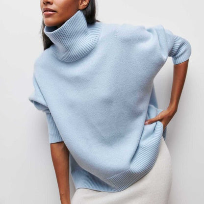 Emma – Turtleneck sweater in soft knit
