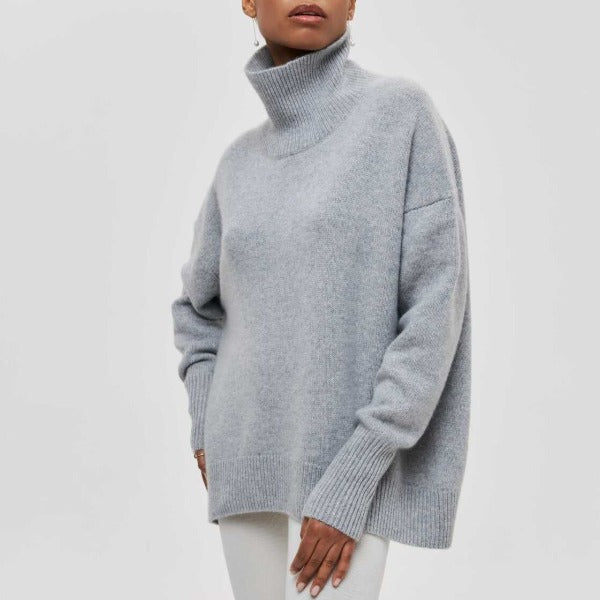 Emma – Turtleneck sweater in soft knit
