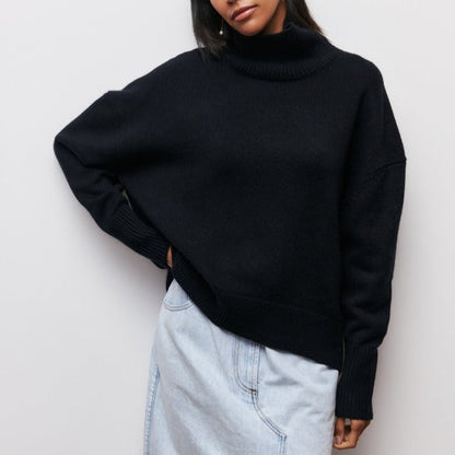 Emma – Turtleneck sweater in soft knit