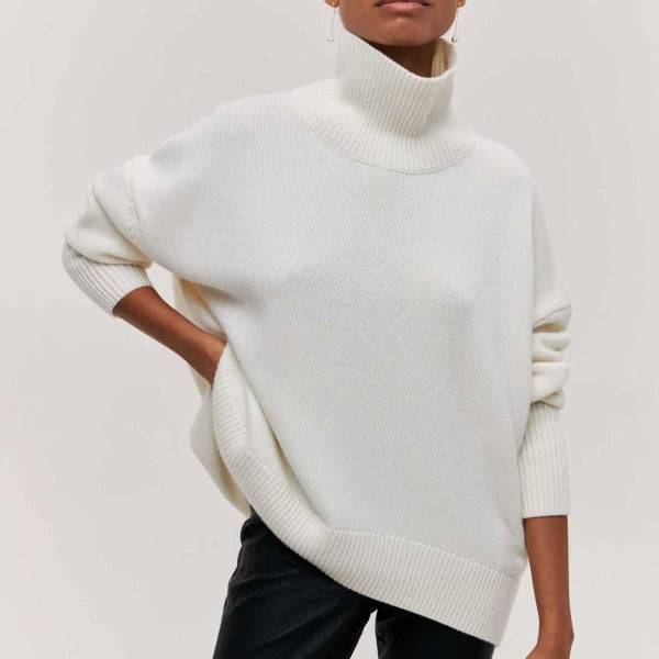 Emma – Turtleneck sweater in soft knit