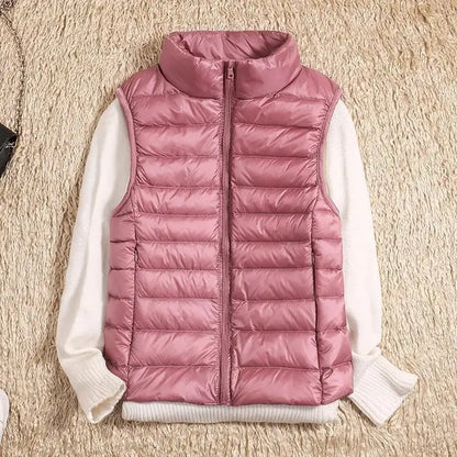 Emma – Lightweight and elegant sleeveless quilted jacket