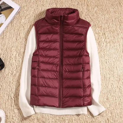 Emma – Lightweight and elegant sleeveless quilted jacket