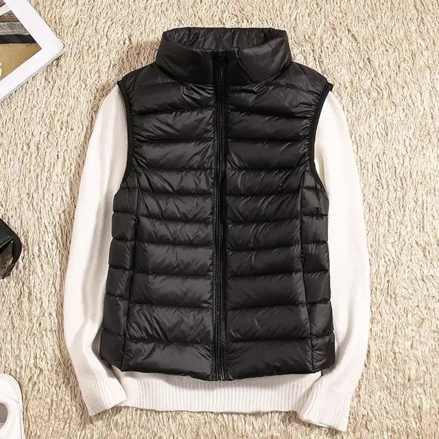 Emma – Lightweight and elegant sleeveless quilted jacket