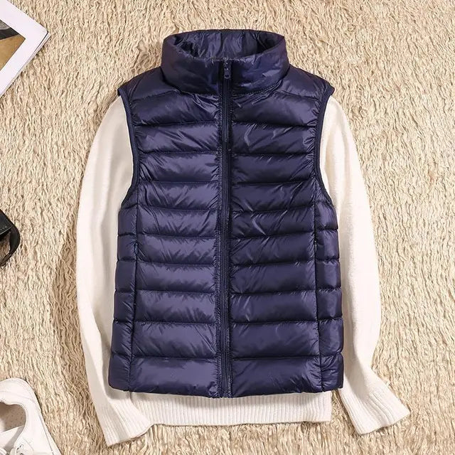 Emma – Lightweight and elegant sleeveless quilted jacket