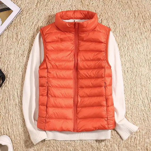 Emma – Lightweight and elegant sleeveless quilted jacket