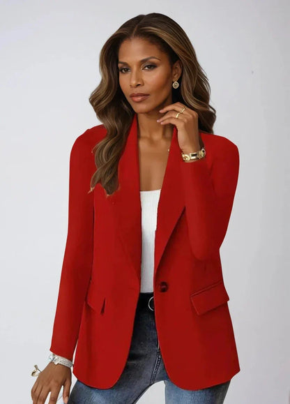 Emma Elegant Fitted Blazer in Breathable Fabric
