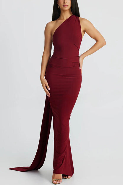 Emma Élégante Fluide Robe Longue Dos Nu